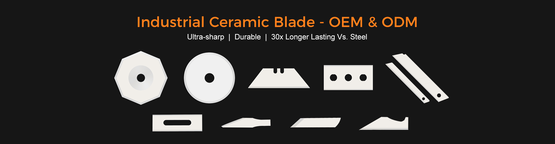 industrial ceramic blade